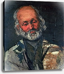 Постер Сезанн Поль (Paul Cezanne) Head of an Old Man, c.1866