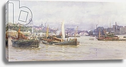 Постер Уилли Уильям Shipping on the Thames