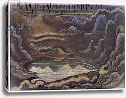 Постер Нэш Поль The Caterpillar Crater, from British Artists at the Front, 1918