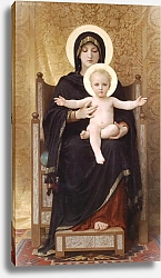 Постер Бугеро Вильям (Adolphe-William Bouguereau) Богородица