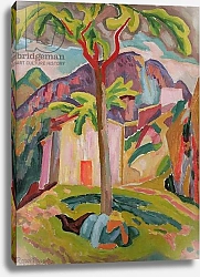 Постер Фрай Роджер Figure Resting under a Tree, St. Agnes, 1915