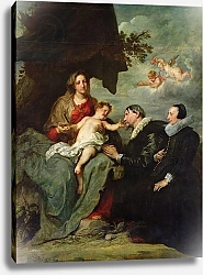 Постер Дик Энтони Madonna and Child with Donors
