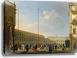 Постер Канелла Джузеппе Venice, A View Of Piazza San Marco From Piazzetta Dei Leoncini