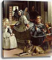 Постер Веласкес Диего (DiegoVelazquez) Las Meninas or The Family of Philip IV, c.1656 3