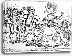 Постер Школа: Английская 18в. The Devonshire Minuet, danced to Ancient British Music, 1784