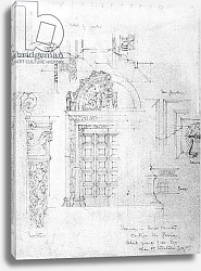 Постер Макинтош Чарльз Doorway in Small Cloister, Certosa di Pavia, 1891