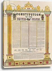 Постер Школа: Америка (18 в) The Constitution of the United States of America
