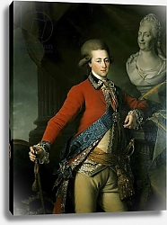 Постер Левицкий Дмитрий Portrait of Aide-de-Camp Alexander Lanskoy, 1782