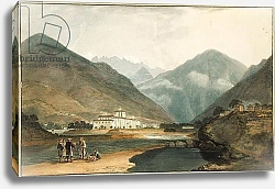 Постер Дэвис Самуэль The Former Winter Capital of Bhutan at Punakha Dzong, 1783