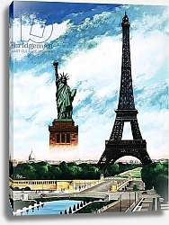 Постер Фокс Анри (детс) Who built the Eiffel Tower? Alexandre Gustave Eiffel