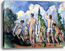 Постер Сезанн Поль (Paul Cezanne) The Bathers, c.1890-92