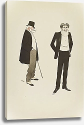 Постер Гурса Жорж Le duc de Chartres et le baron Henckel de Donnesmarck