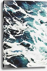 Постер Морские пенистые волны