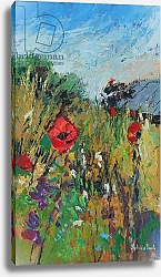 Постер Пауль Сильвия (совр) Meadow Flowers, 2012, oil on board