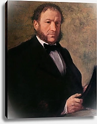 Постер Дега Эдгар (Edgar Degas) Portrait of Monsieur Ruelle, 1861