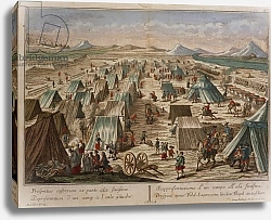 Постер Школа: Австрийская 18в. Military camp, c.1780