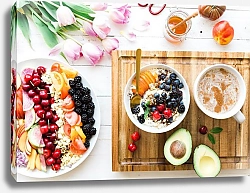 Постер Завтрак с цветами