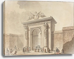 Постер Неизвестен Portal of the Hôtel d'Uzès, rue Montmartre, Paris