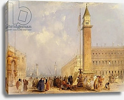 Постер Притчетт Эдвард The Piazzetta, Venice