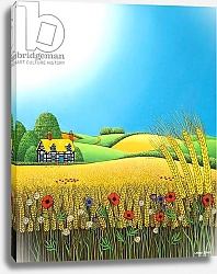 Постер Смарт Ларри (совр) Sussex Wheatfields, 1995