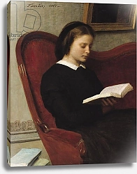 Постер Фантен-Латур Анри The Reader, 1861