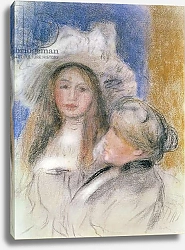 Постер Ренуар Пьер (Pierre-Auguste Renoir) Berthe Morisot and her Daughter Julie Manet