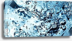 Постер Вода с пузырьками