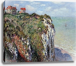 Постер Моне Клод (Claude Monet) Утес в Дипе