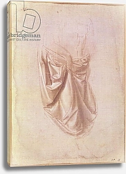 Постер Леонардо да Винчи (Leonardo da Vinci) Drapery study