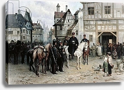 Постер Виллевальде Богдан General Blucher with the Cossacks in Bautzen, 1885