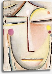 Постер Явленский Алексей Abstract of a Head: Morning light, c.1920