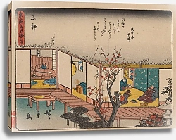 Постер Утагава Хирошиге (яп) Tokaido gojusantsugi, Pl.52