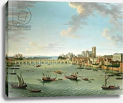 Постер Джоли Антонио The Thames from the Terrace of Somerset House looking towards Westminster