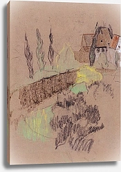 Постер Серюзье Поль Landscape with Houses