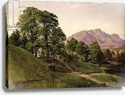 Постер Гурлитт Луи Landscape in Upper Bavaria, 1836