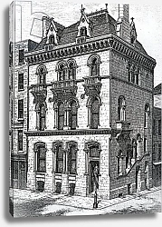 Постер Школа: Ирландская 19в. Crown Life Office, Dublin, published in 'The Architect ix', 1873