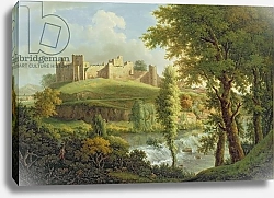 Постер Скотт Самуэль Ludlow Castle with Dinham Weir, from the South-West, c.1765-69