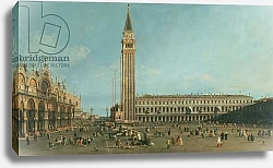 Постер Каналетто (Giovanni Antonio Canal) Piazza San Marco