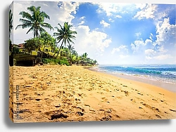 Постер Домик на пляже