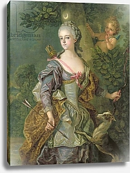 Постер Лоо Чарли Luise Henriette Wilhelmine von Anhalt-Dessau as Diana, 1765