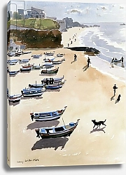 Постер Виллис Люси (совр) Boats on the Beach, 1986