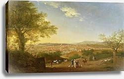 Постер Пэтч Томас A Panoramic View of Florence from Bellosguardo, 1775