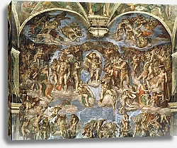 Постер Микеланджело (Michelangelo Buonarroti) Last Judgement, from the Sistine Chapel, 1538-41