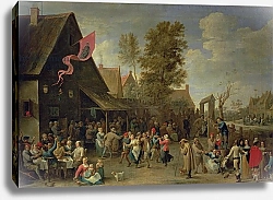 Постер Теньерс Давид Младший The Consecration of a Village Church, c.1650