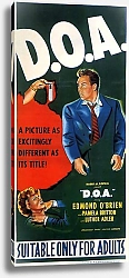 Постер Film Noir Poster - D.O.A.
