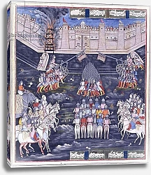 Постер Школа: Персидская 19в. A Siege, mid 19th century
