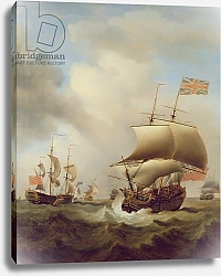Постер Скотт Самуэль Shipping in a Choppy Sea, 1753