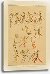 Постер Гэррик Мэлери Battle of Little Big Horn; The Dead Sioux