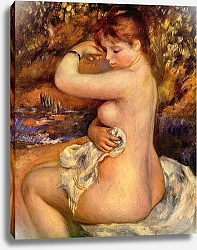 Постер Ренуар Пьер (Pierre-Auguste Renoir) После купания