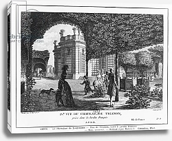 Постер Леспинасс Луи Fourth view of Trianon, taken in the French garden, engraved by Francois Denis Nee